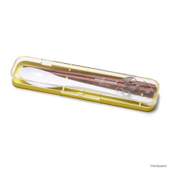 Japan Mofusand Chopsticks and Spoon Set - Shark Cat Yellow
