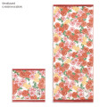Japan Mofusand Hibiya Kadan Face Towel - Autumn Red - 2