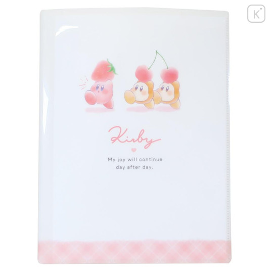 Japan Kirby 10 Pockets A4 Clear Holder - Kirby : Fruits - 1