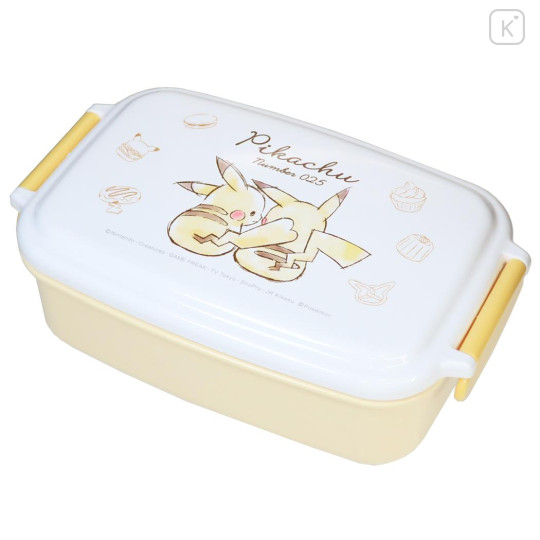 Japan Pocket Monster Bento Lunch Box 500ml - Pikachu : Number025 Light Yellow - 1