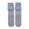 Japan Mofusand Layered-Style Socks - Fox Cat Blue - 4