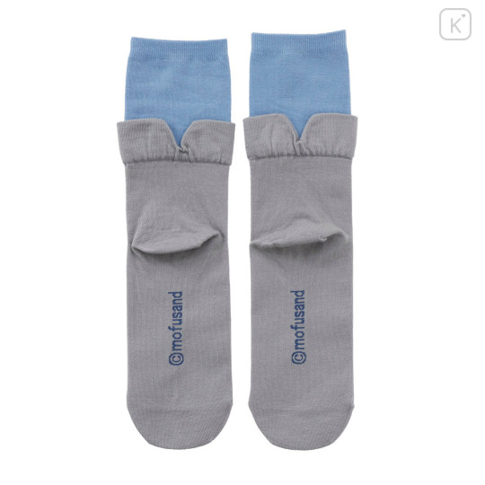 Japan Mofusand Layered-Style Socks - Fox Cat Blue - 5