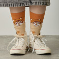 Japan Mofusand Layered-Style Socks - Bear Cat Orange - 2