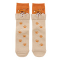 Japan Mofusand Layered-Style Socks - Bear Cat Orange - 4