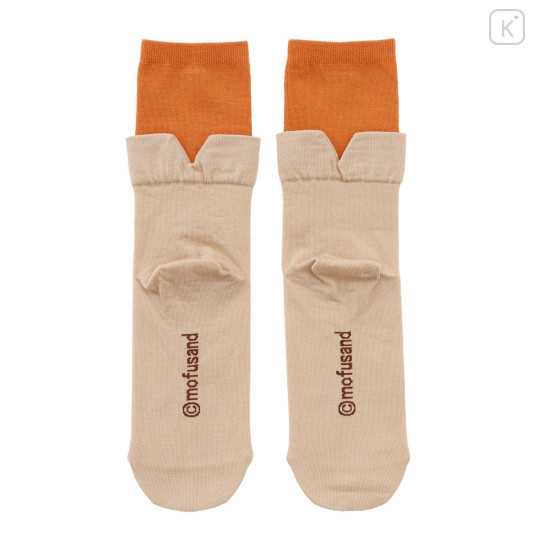 Japan Mofusand Layered-Style Socks - Bear Cat Orange - 5