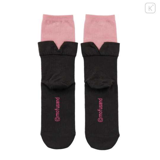 Japan Mofusand Layered-Style Socks - Bunny Cat Pink - 5