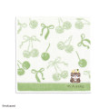 Japan Mofusand Handkerchief - Sweet and Sour Cat Green - 1