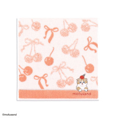 Japan Mofusand Handkerchief - Sweet and Sour Cat Pink