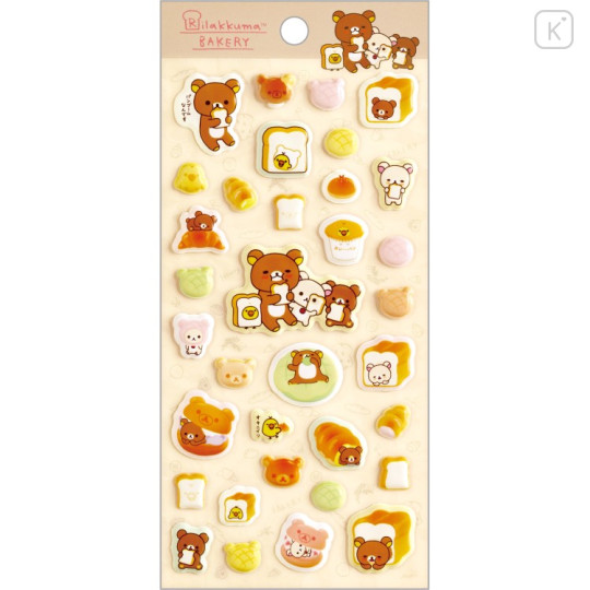 Japan San-X Squishy Sticker - Rilakkuma : Bakery - 1