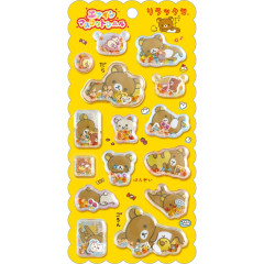 Japan San-X Air-in Mascot Sticker - Rilakkuma : Back in the Day