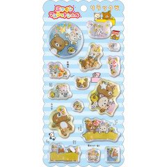 Japan San-X Air-in Mascot Sticker - Rilakkuma : Back in the Day Goodnight