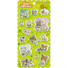 Japan San-X Air-in Mascot Sticker - Rilakkuma : Back in the Day Lounging Outdoors