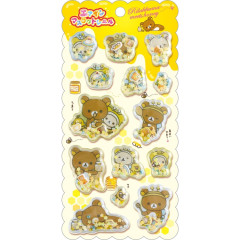 Japan San-X Air-in Mascot Sticker - Rilakkuma : Back in the Day Honey & Smile