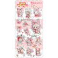 Japan San-X Air-in Mascot Sticker - Rilakkuma : Back in the Day Playing with Rabbits - 1