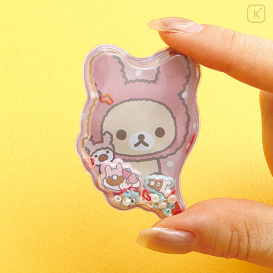 Japan San-X Air-in Mascot Sticker - Rilakkuma : Back in the Day Playing with Rabbits - 2