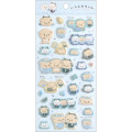 Japan San-X Fluffy Sticker - Ishiyowa-chan : Angel & Devil A - 1