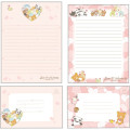 Japan San-X Letter Envelope Set - San-X Universe Heart A - 2