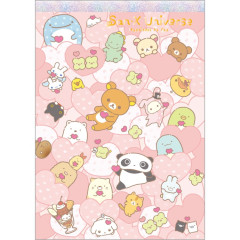 Japan San-X A6 Notepad - San-X Universe Heart B