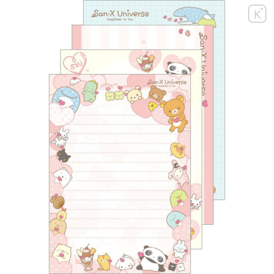 Japan San-X A6 Notepad - San-X Universe Heart B - 2