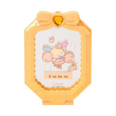 Japan Sanrio Original Folding Mirror Stand - Usahana : Cheering Everyone On! Cheer Tales Gorgeous Jewel