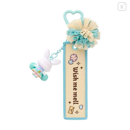 Japan Sanrio Original Figure Mascot Keychain & Logo Tag - Wish Me Mell : Cheering Everyone On! Cheer Tales - 2