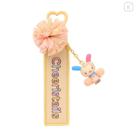 Japan Sanrio Original Figure Mascot Keychain & Logo Tag - Usahana : Cheering Everyone On! Cheer Tales - 1