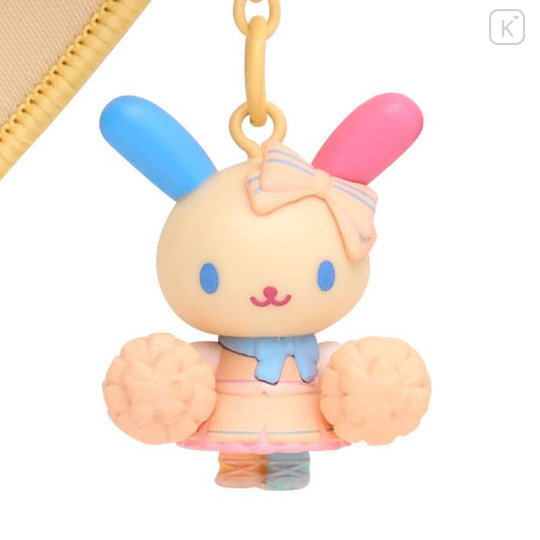 Japan Sanrio Original Figure Mascot Keychain & Logo Tag - Usahana : Cheering Everyone On! Cheer Tales - 3