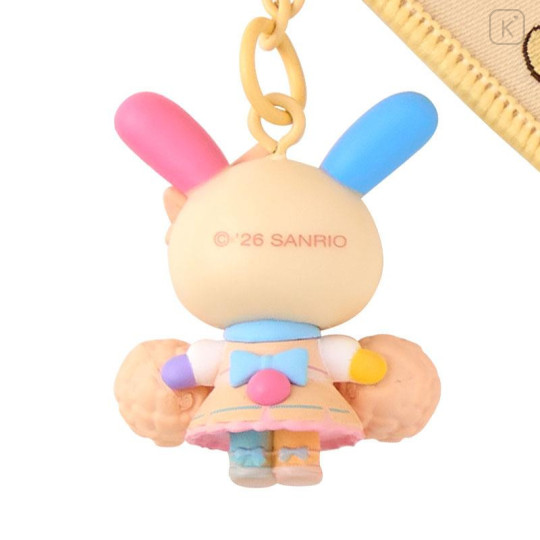 Japan Sanrio Original Figure Mascot Keychain & Logo Tag - Usahana : Cheering Everyone On! Cheer Tales - 4