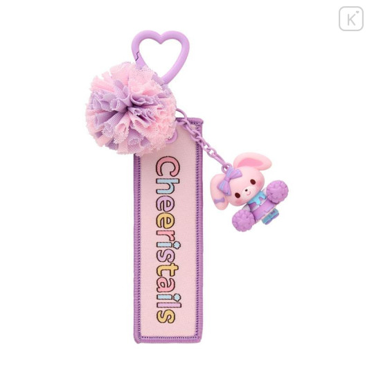 Japan Sanrio Original Figure Mascot Keychain & Logo Tag - Bonbonribbon : Cheering Everyone On! Cheer Tales - 1