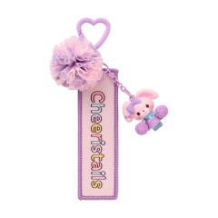 Japan Sanrio Original Figure Mascot Keychain & Logo Tag - Bonbonribbon : Cheering Everyone On! Cheer Tales