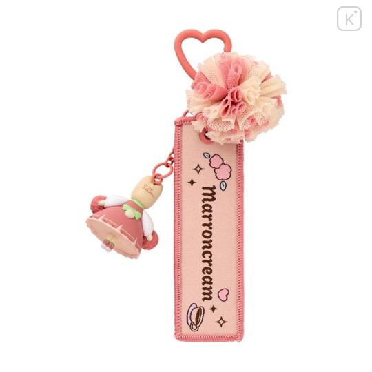 Japan Sanrio Original Figure Mascot Keychain & Logo Tag - Marron Cream : Cheering Everyone On! Cheer Tales - 2