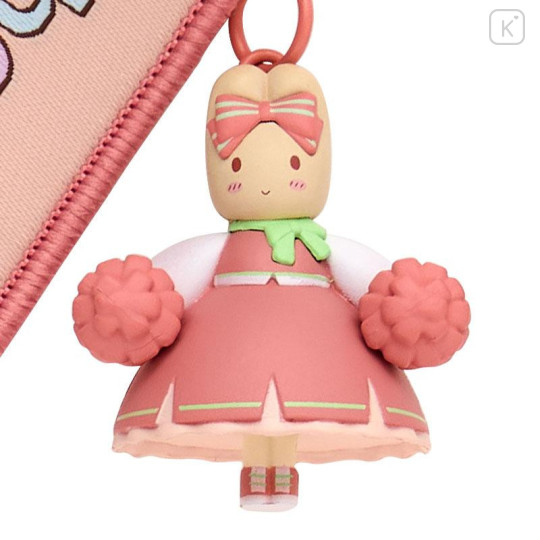 Japan Sanrio Original Figure Mascot Keychain & Logo Tag - Marron Cream : Cheering Everyone On! Cheer Tales - 3