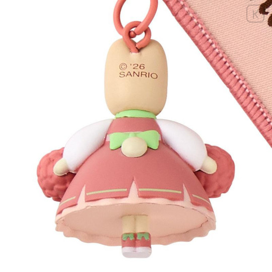 Japan Sanrio Original Figure Mascot Keychain & Logo Tag - Marron Cream : Cheering Everyone On! Cheer Tales - 4