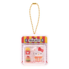 Japan Sanrio Original Miniature Package Charm - Hello Kitty : Hamburger Shop