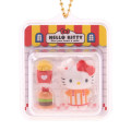Japan Sanrio Original Miniature Package Charm - Hello Kitty : Hamburger Shop - 2
