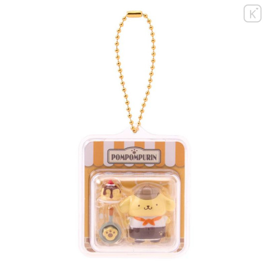 Japan Sanrio Original Miniature Package Charm - Pompompurin : Pancake Shop - 1