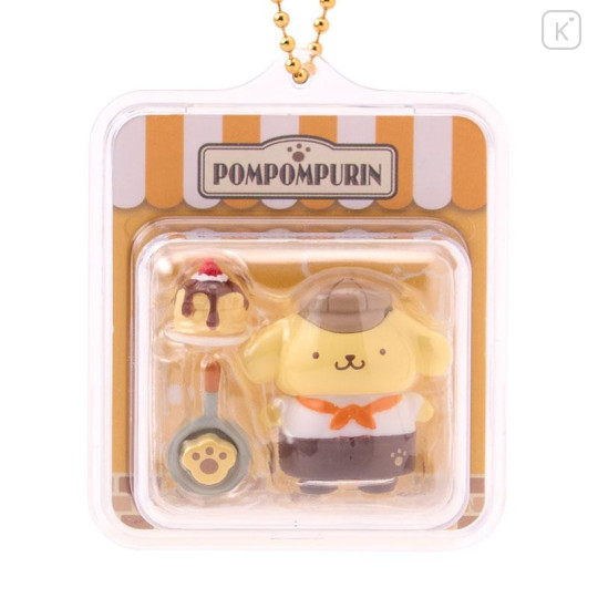 Japan Sanrio Original Miniature Package Charm - Pompompurin : Pancake Shop - 2