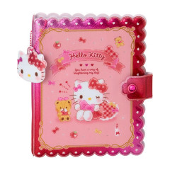 Japan Sanrio Original Exciting Sticker Binder & Stickers - Hello Kitty & Tiny Chum : Glitter Brigthening My Day