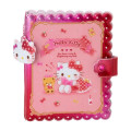 Japan Sanrio Original Exciting Sticker Binder & Stickers - Hello Kitty & Tiny Chum : Glitter Brigthening My Day - 1