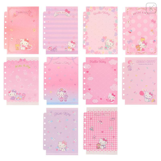 Japan Sanrio Original Exciting Sticker Binder & Stickers - Hello Kitty & Tiny Chum : Glitter Brigthening My Day - 6