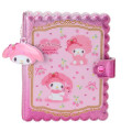 Japan Sanrio Original Exciting Sticker Binder & Stickers - My Melody & My Sweet Piano : Glitter Pink Strawberry - 1
