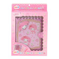 Japan Sanrio Original Exciting Sticker Binder & Stickers - My Melody & My Sweet Piano : Glitter Pink Strawberry - 5
