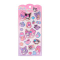 Japan Sanrio Glitter Kirakira Marshmallow Sticker - Kuromi & My Melody : Gal Tan Sunburned - 1