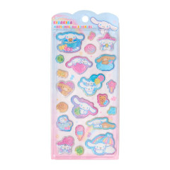 Japan Sanrio Glitter Kirakira Marshmallow Sticker - Cinnamoroll