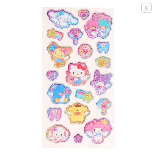 Japan Sanrio Glitter Kirakira Marshmallow Sticker - Characters Angel - 2