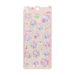 Japan Sanrio Water In Seal - Hello Kitty : Marshmallow Pop Glitter