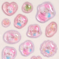 Japan Sanrio Water In Seal - Hello Kitty : Marshmallow Pop Glitter - 4