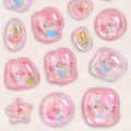 Japan Sanrio Water In Seal - Hello Kitty : Marshmallow Pop Glitter - 5