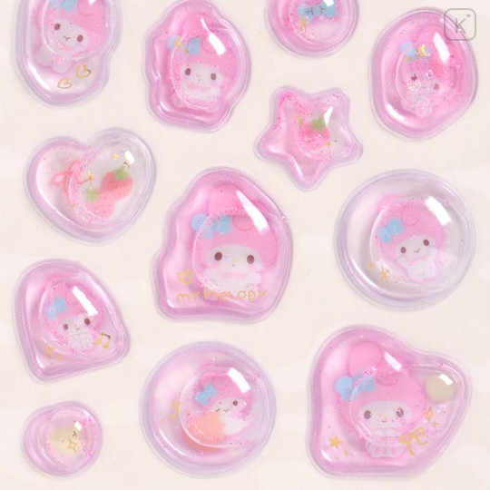 Japan Sanrio Water In Seal - My Melody : Marshmallow Pop Glitter - 5