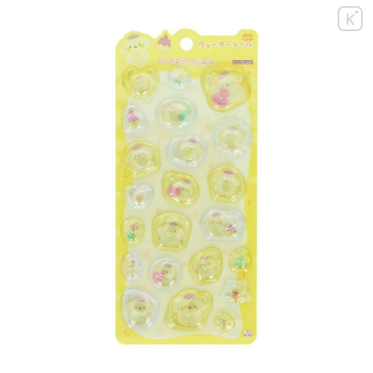 Japan Sanrio Water In Seal - Pompompurin : Marshmallow Pop Glitter - 1